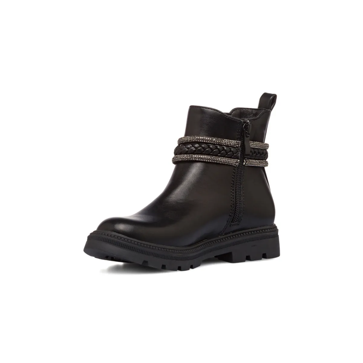 Discount Stivaletti da ragazza neri con strass Bambino Stivaletti Bambina|Scarpe Ragazza