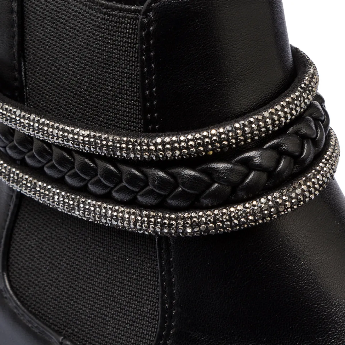 Discount Stivaletti da ragazza neri con strass Bambino Stivaletti Bambina|Scarpe Ragazza