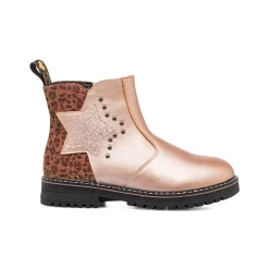 Discount Stivaletti da ragazza rosa con dettagli borchie e glitter Bambino Stivaletti Bambina|Scarpe Ragazza