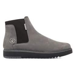 New Stivaletti effetto scamosciato grigi da Uomo Uomo Polacchine Uomo|Stivaletti Uomo