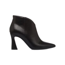 New Stivaletti eleganti con tacco campana 9 cm neri da donna Donna Scarpe Eleganti|Scarpe Cerimonia Donna