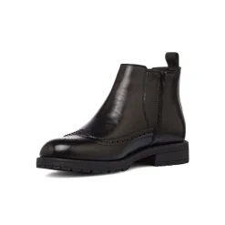 Hot Stivaletti eleganti da uomo neri con dettagli brogue Uomo Scarpe Eleganti Uomo|Scarpe Cerimonia Uomo