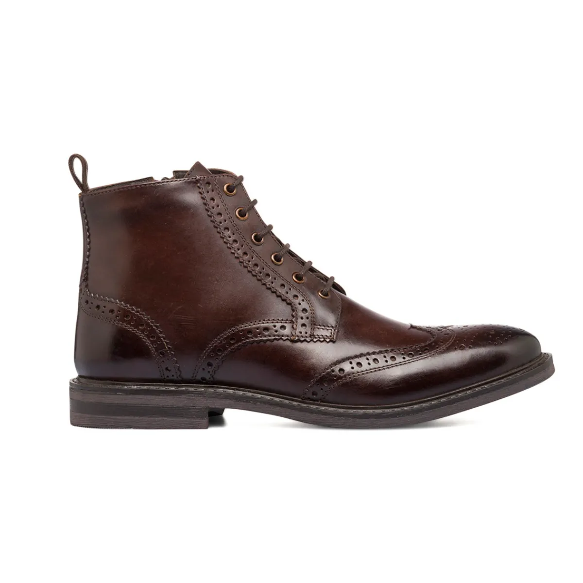 Hot Stivaletti eleganti in pelle marroni da uomo con dettagli brogue Uomo Scarpe Eleganti Uomo|Scarpe Cerimonia Uomo