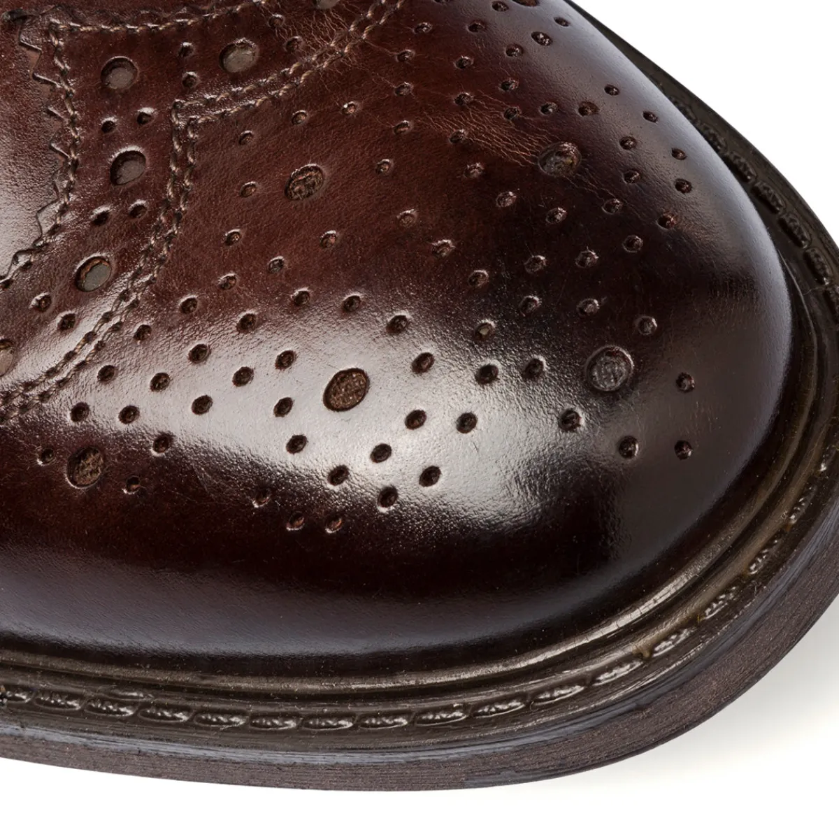 Hot Stivaletti eleganti in pelle marroni da uomo con dettagli brogue Uomo Scarpe Eleganti Uomo|Scarpe Cerimonia Uomo