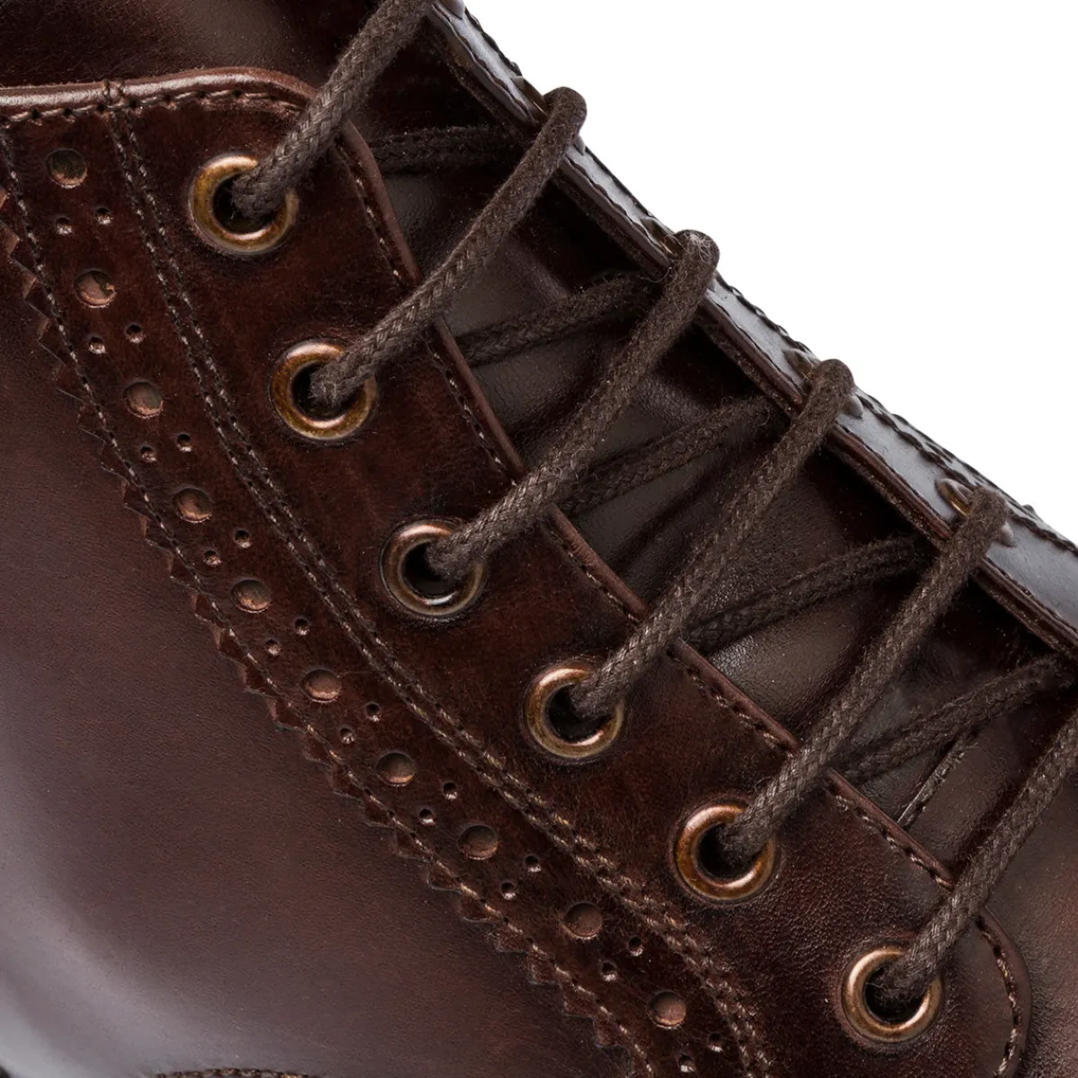 Hot Stivaletti eleganti in pelle marroni da uomo con dettagli brogue Uomo Scarpe Eleganti Uomo|Scarpe Cerimonia Uomo