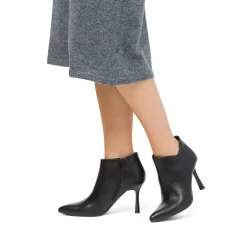 Outlet Stivaletti eleganti neri con tacco 9 cm da donna Donna Scarpe Eleganti|Scarpe Cerimonia Donna