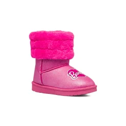 Sale Stivaletti imbottiti da bambina fucsia con logo Bambino Stivaletti Bambina|Stivaletti Cozy Boots