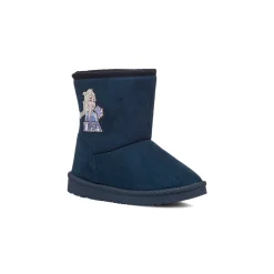 Stivaletti imbottiti da bambina blu effetto scamosciato Bambino Stivaletti Cozy Boots|Stivaletti Bambina