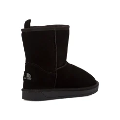 Clearance Stivaletti imbottiti da donna neri in pelle effetto scamosciato Donna Stivaletti Donna|Stivaletti Cozy Boots Donna