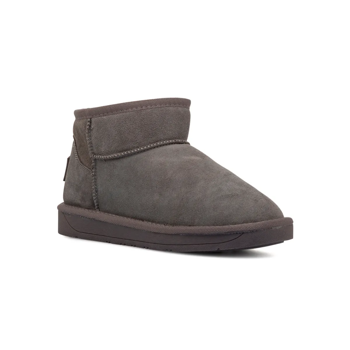Outlet Stivaletti imbottiti da donna grigi in pelle Donna Stivaletti Donna|Stivaletti Cozy Boots Donna