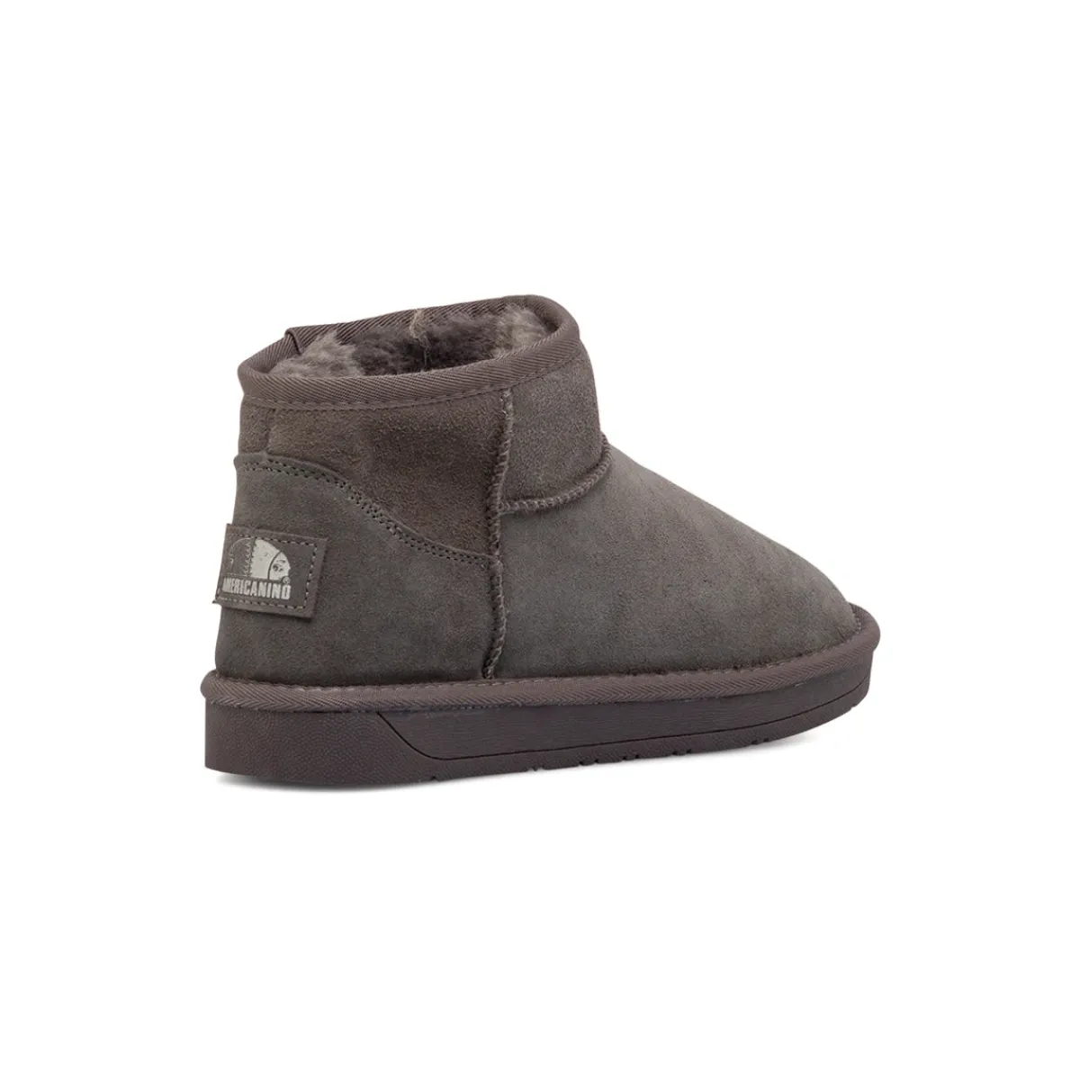Outlet Stivaletti imbottiti da donna grigi in pelle Donna Stivaletti Donna|Stivaletti Cozy Boots Donna