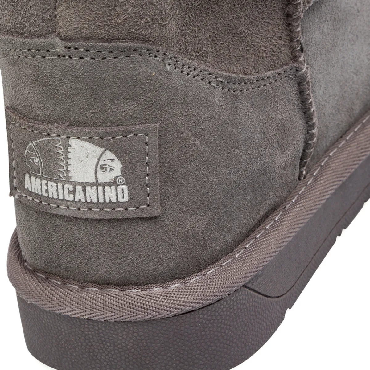 Outlet Stivaletti imbottiti da donna grigi in pelle Donna Stivaletti Donna|Stivaletti Cozy Boots Donna