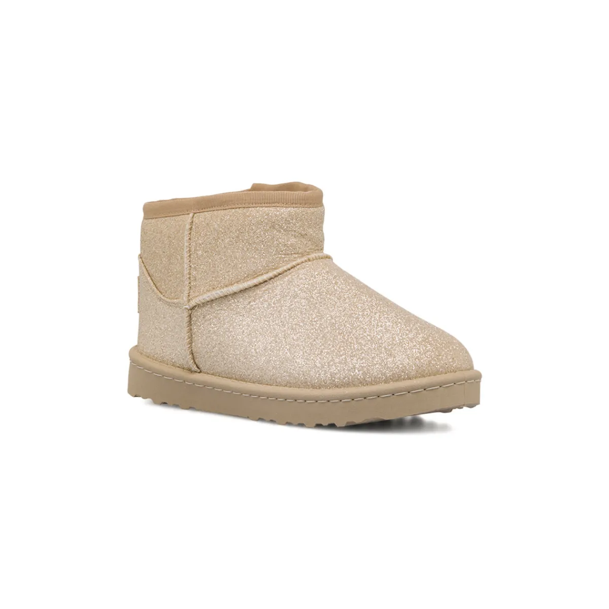 Clearance Stivaletti imbottiti da ragazza color champagne con interno in finta pelliccia Solo Soprani Bambino Stivaletti Cozy Boots|Stivaletti Bambina