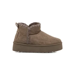 Hot Stivaletti imbottiti da ragazza color grigio con cuciture su tono Solo Soprani Bambino Stivaletti Cozy Boots|Stivaletti Bambina