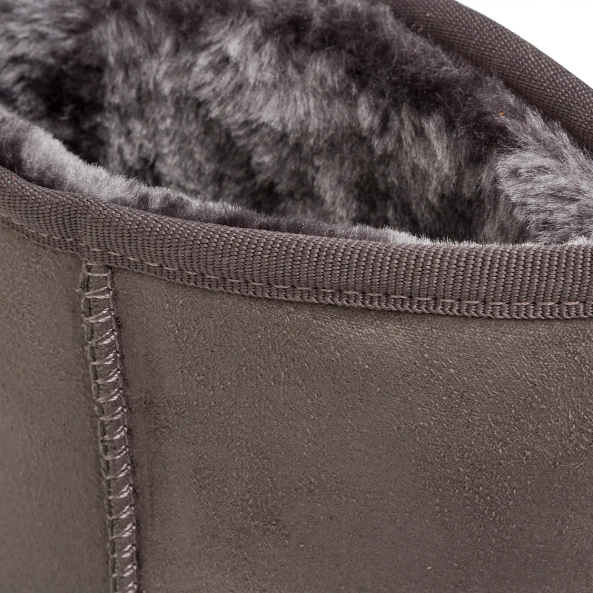 Hot Stivaletti imbottiti grigi da donna effetto scamosciato Donna Stivaletti Cozy Boots Donna|Stivaletti Donna