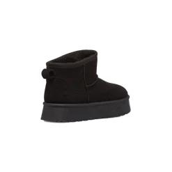 Sale Stivaletti imbottiti neri effetto scamosciato da ragazza Bambino Stivaletti Cozy Boots|Stivaletti Bambina