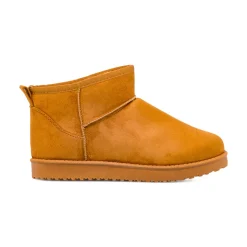 Discount Stivaletti imbottiti ocra da donna effetto scamosciato Donna Stivaletti Cozy Boots Donna|Stivaletti Donna