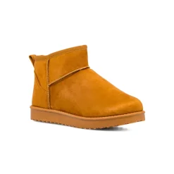 Discount Stivaletti imbottiti ocra da donna effetto scamosciato Donna Stivaletti Cozy Boots Donna|Stivaletti Donna