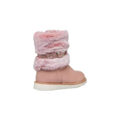 Hot Stivaletti imbottiti rosa da bambina con finta pelliccia Bambino Stivaletti Cozy Boots|Stivaletti Bambina