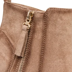 Clearance Stivaletti khaki da donna effetto scamosciato Donna Stivaletti Donna