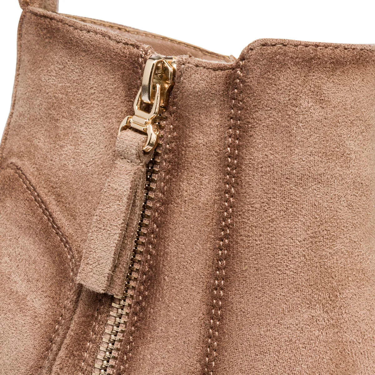 Clearance Stivaletti khaki da donna effetto scamosciato Donna Stivaletti Donna