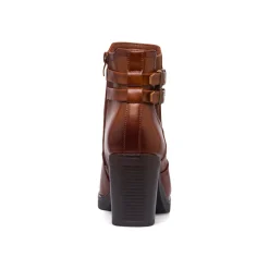 Best Stivaletti marroni con tacco 8,5 cm fibbie effetto vintage da Donna Donna Stivaletti Donna