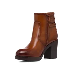 Best Stivaletti marroni con tacco 8,5 cm fibbie effetto vintage da Donna Donna Stivaletti Donna