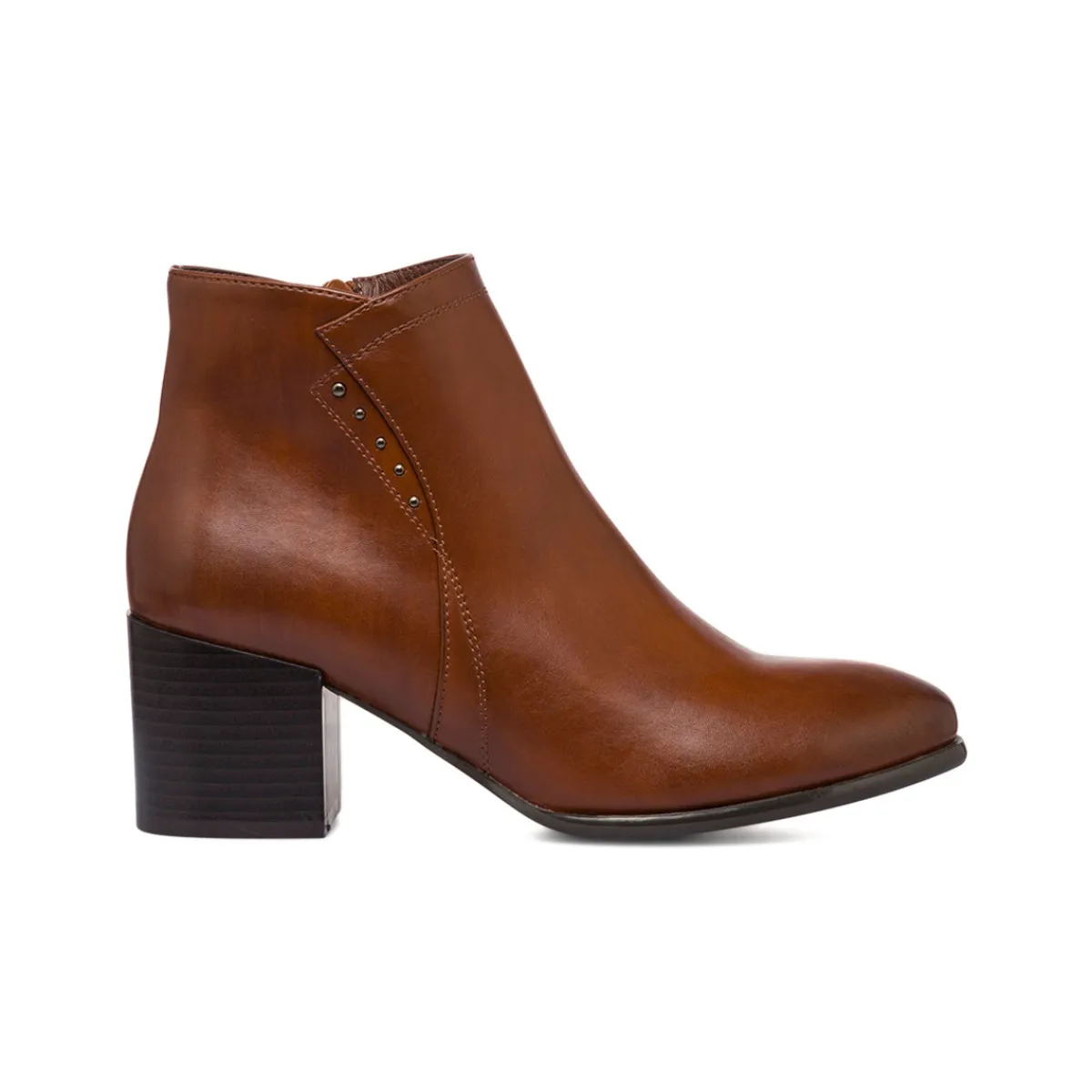 Sale Stivaletti marroni da Donna con tacco 6 cm Donna Stivaletti Donna