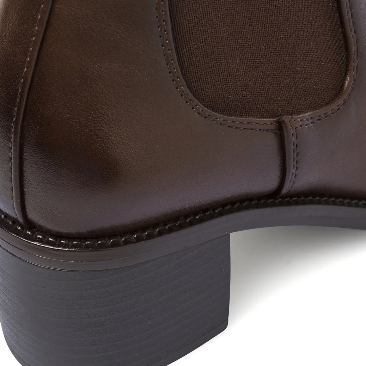 Online Stivaletti marroni da Donna con tacco basso Donna Stivaletti Donna