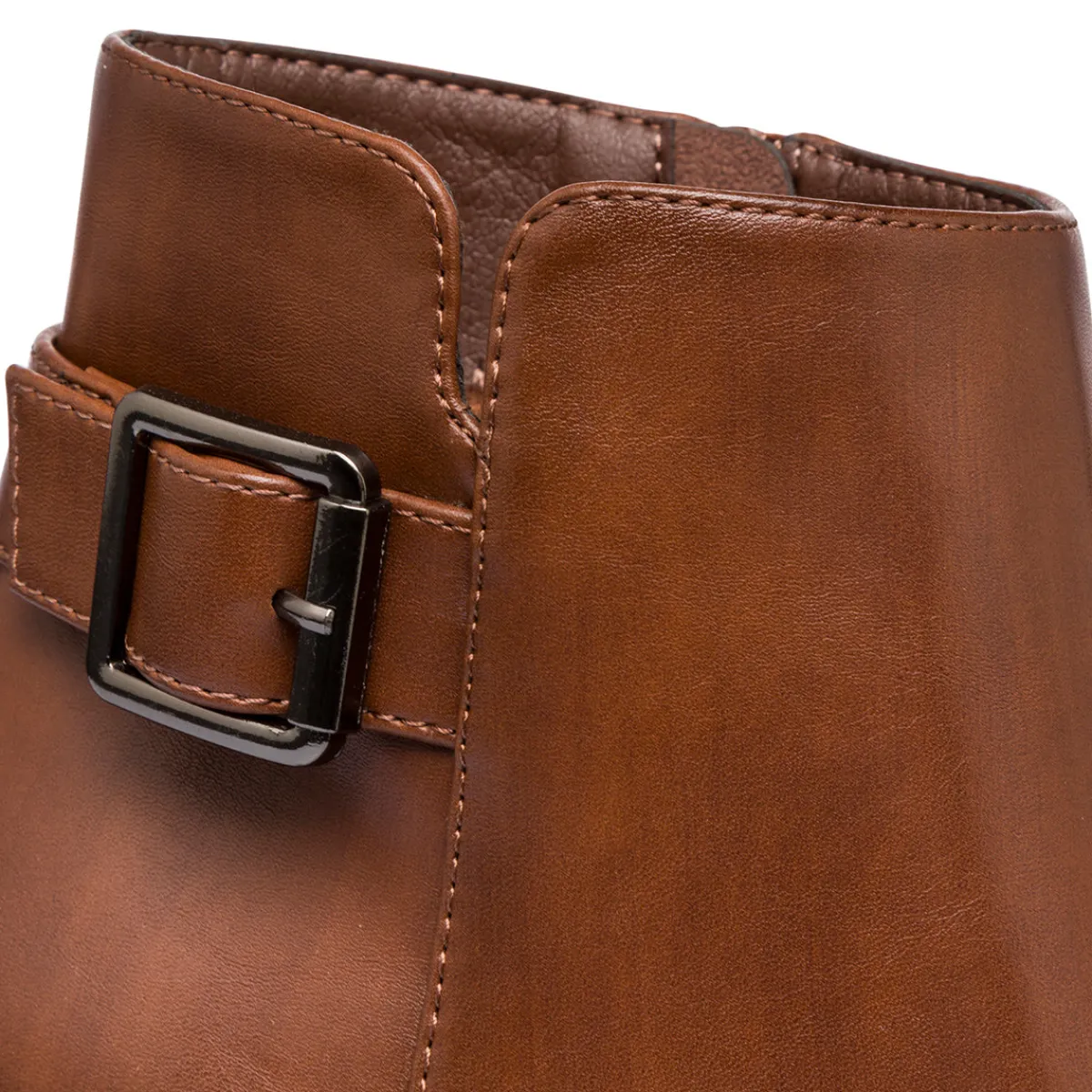 Best Stivaletti marroni da donna con tacco 6 cm e cinturino Donna Stivaletti Donna