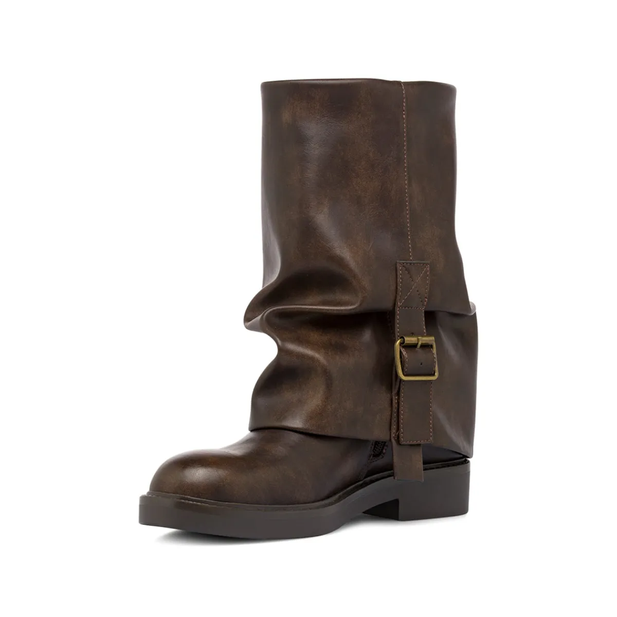 Clearance Stivaletti marroni da Donna con fibbia Donna Stivaletti Donna