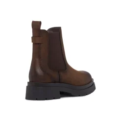 Online Stivaletti marroni da Donna effetto consumato Donna Stivaletti Donna