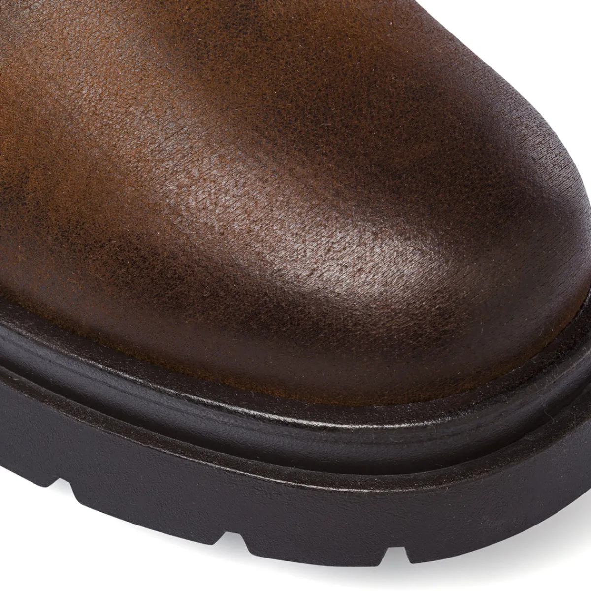 Online Stivaletti marroni da Donna effetto consumato Donna Stivaletti Donna