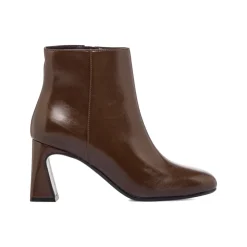 New Stivaletti marroni da Donna con tacco 7,5 cm Donna Stivaletti Donna