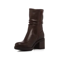 Stivaletti marroni da Donna con tacco 6,5 cm Donna Stivaletti Donna