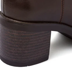 Stivaletti marroni da Donna con tacco 6,5 cm Donna Stivaletti Donna