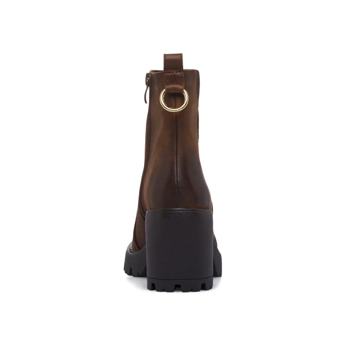 Discount Stivaletti marroni da Donna con tacco 8 cm Donna Stivaletti Donna