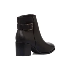 Clearance Stivaletti neri con fibbia e tacco 6 cm da Donna Donna Stivaletti Donna