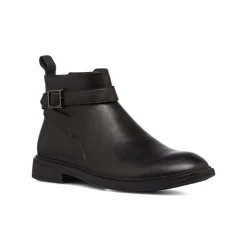 Hot Stivaletti neri con fibbia da uomo Uomo Polacchine Uomo|Stivaletti Uomo