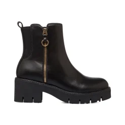 Discount Stivaletti neri con zip da Donna Donna Stivaletti Donna