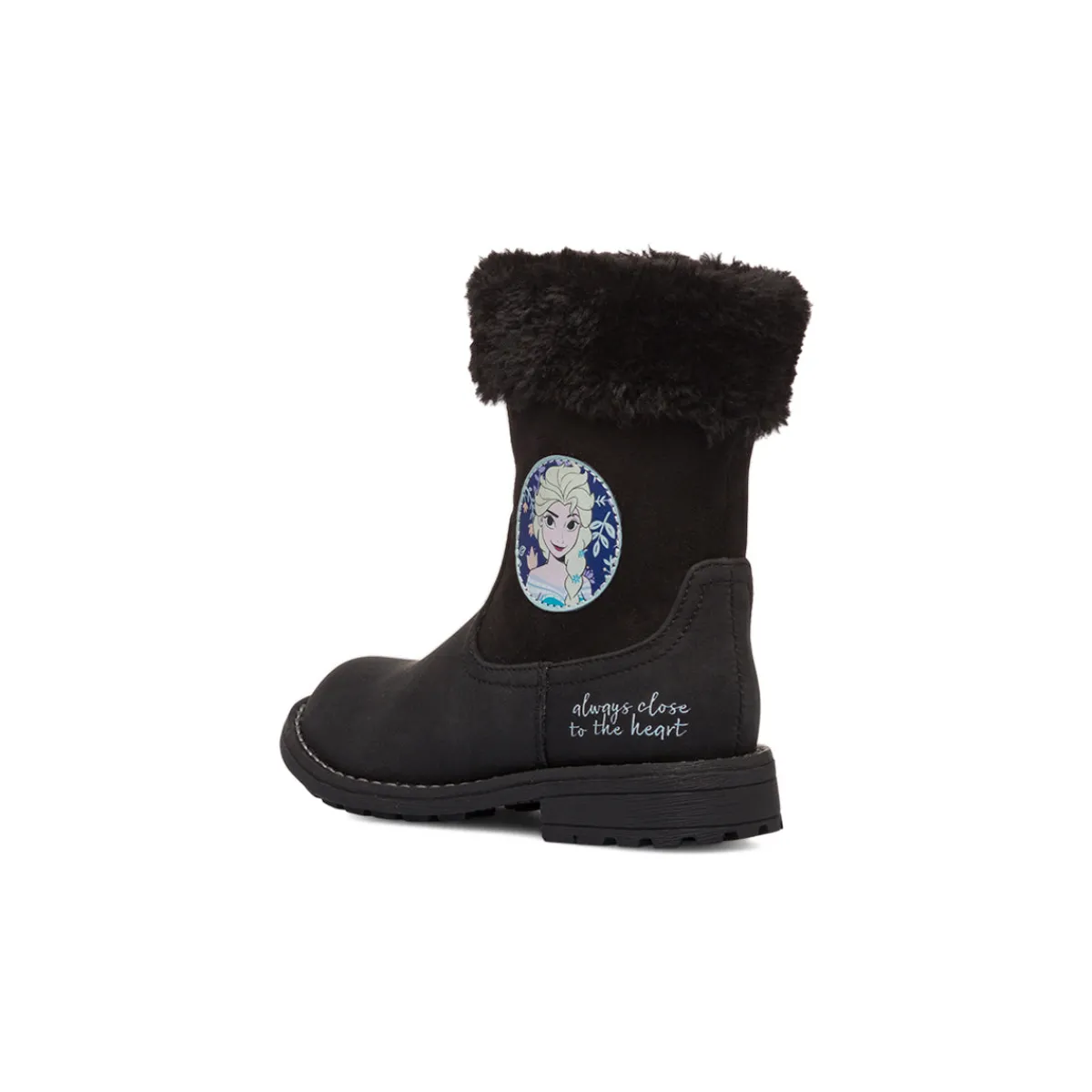 Hot Stivaletti neri da bambina con stampa Bambino Stivaletti Bambina