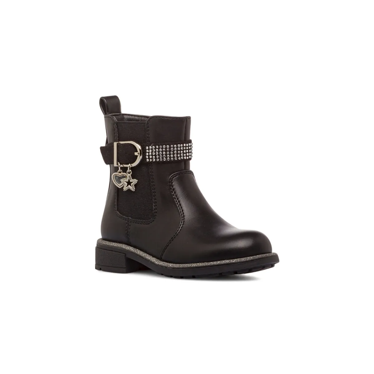 New Stivaletti neri da Bambina con strass Bambino Stivaletti Bambina