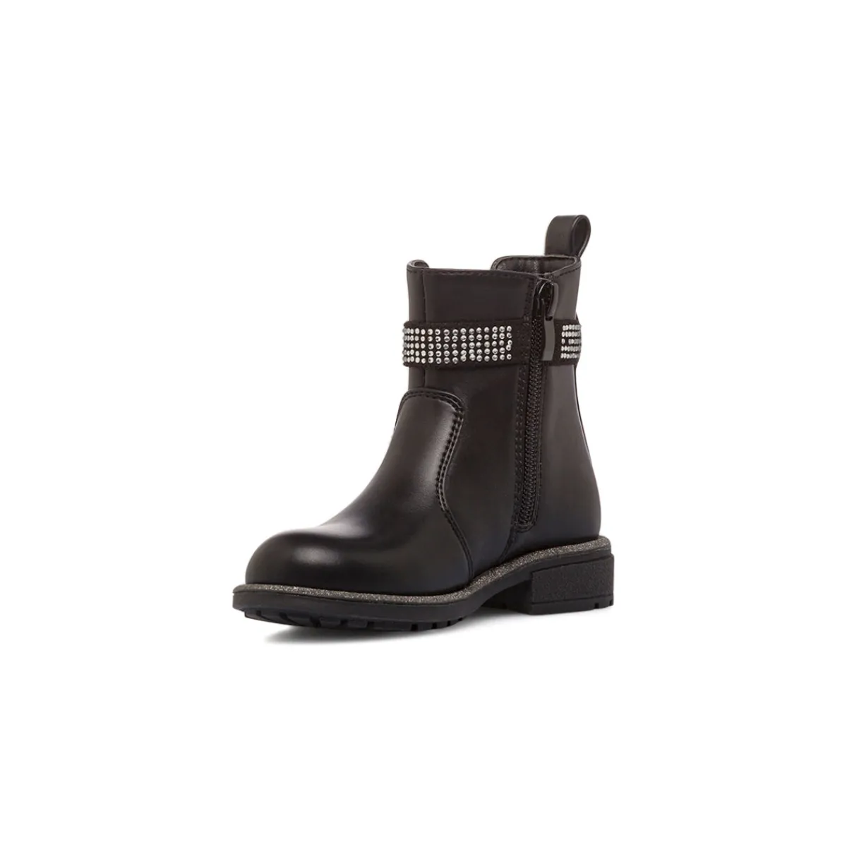 New Stivaletti neri da Bambina con strass Bambino Stivaletti Bambina