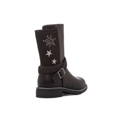 Stivaletti neri da Bambina con dettagli glitter Bambino Stivaletti Bambina