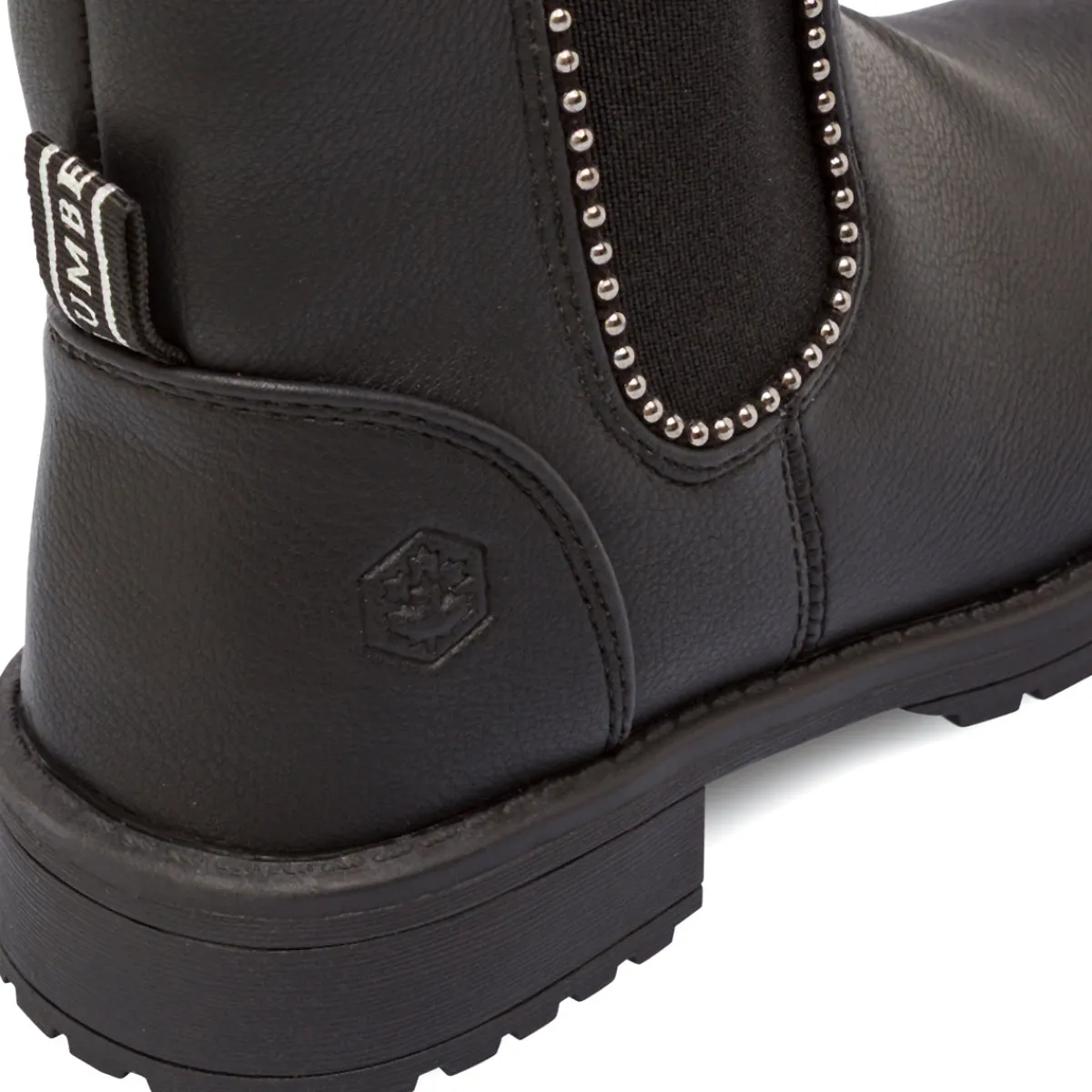 Stivaletti neri da Bambina con borchie Bambino Stivaletti Bambina