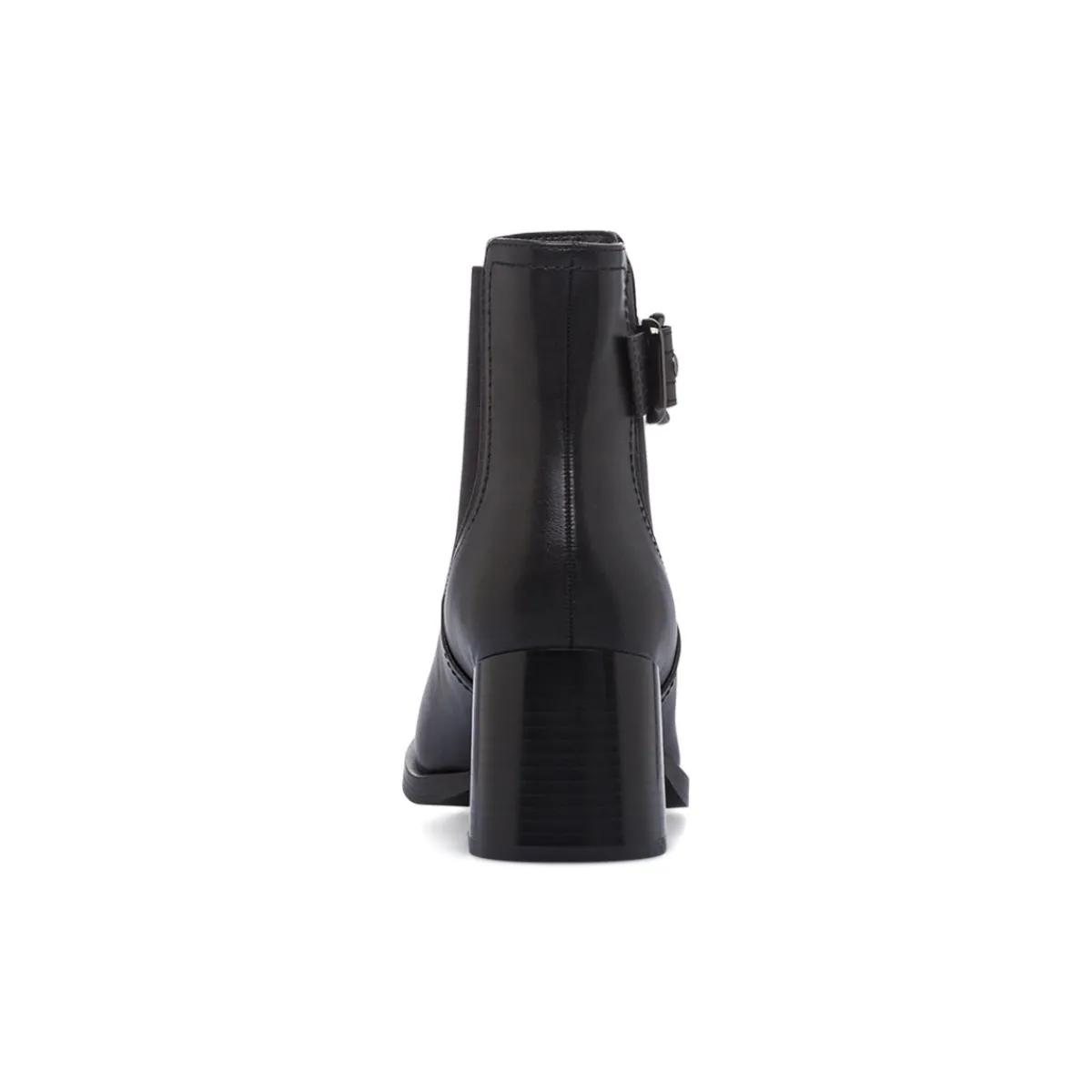 Outlet Stivaletti neri da Donna con fibbia e fascia elastica Donna Stivaletti Donna