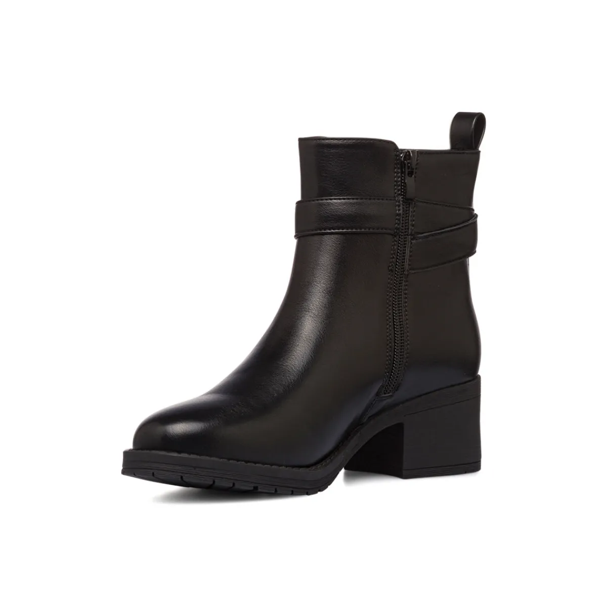 Outlet Stivaletti neri da Donna con fibbia Donna Stivaletti Donna