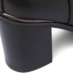 Hot Stivaletti neri da Donna con tacco 8 cm Donna Stivaletti Donna