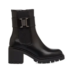 Online Stivaletti neri da Donna con fibbia Donna Stivaletti Donna