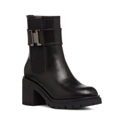 Online Stivaletti neri da Donna con fibbia Donna Stivaletti Donna